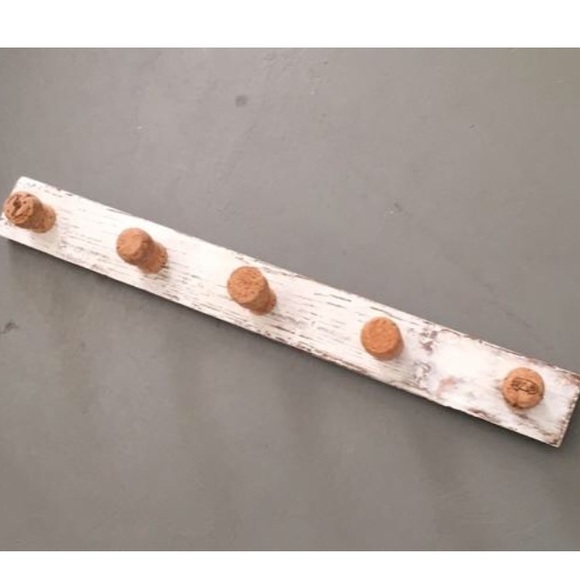 Handmade Champagne Cork Jewelry Rack Hanging Rack - Picture 4 of 8